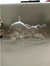 耕牛造型玻璃酒瓶手工制作個性玻璃白酒瓶大牛造型玻璃工藝酒瓶