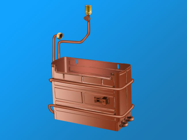 W6L anaerobic copper heat exchanger