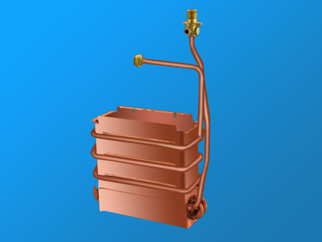 WCB8L anaerobic copper heat exchanger