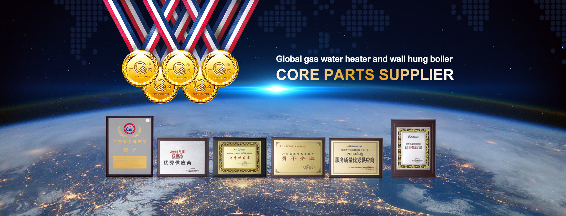 Global gas water heater and wall hung boiler core parts supplier