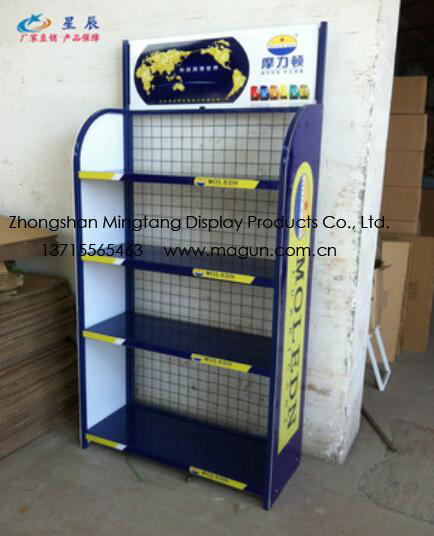 Coatings, lubricants, chemical display rack