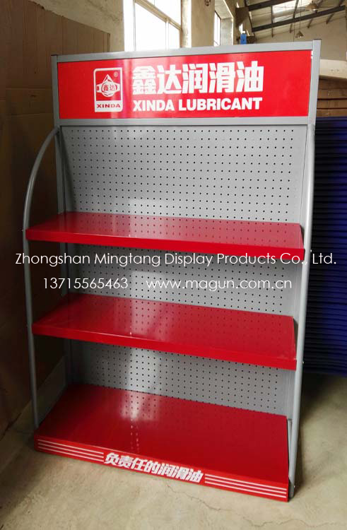 Coatings, lubricants, chemical display rack