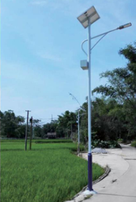一體化太陽能路燈安裝非常容易