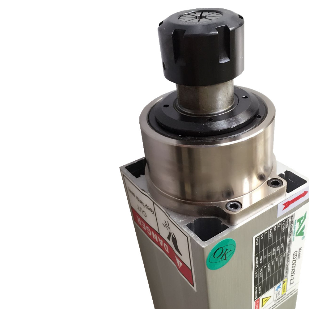 GDZ93X82-2.2風冷主軸2.2KW木工雕刻主軸ER25/18000RPM