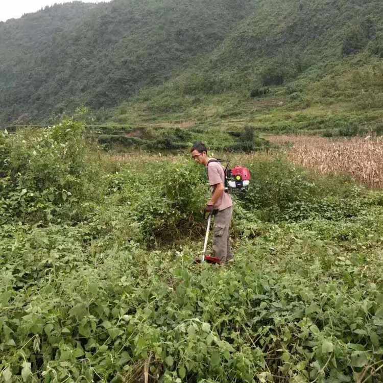 寧夏二沖程手拉啟動割草機割灌機