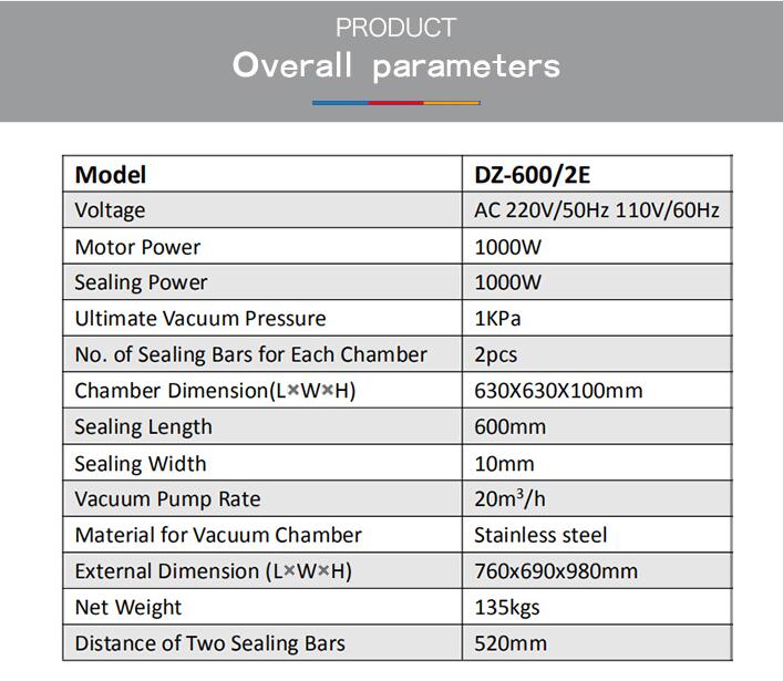 DZ-600/2E 單室真空包裝機原始圖片2