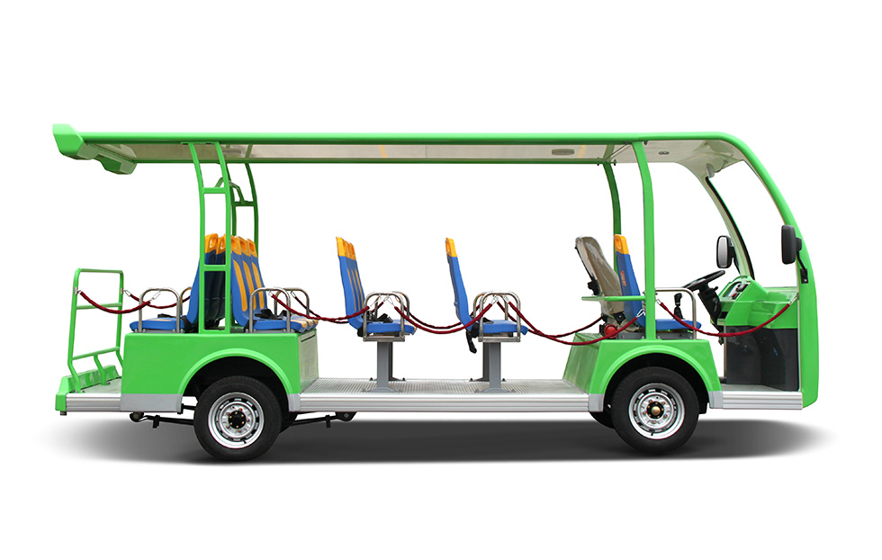 供應(yīng)14座鐵鋰電動觀光車 汽油觀光車 游覽電瓶車 公園觀光車廠家