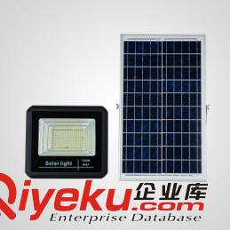 LED100W太陽能投光燈戶外防水投射燈室外工地照明路燈廣告探照燈泛光燈具原始圖片2