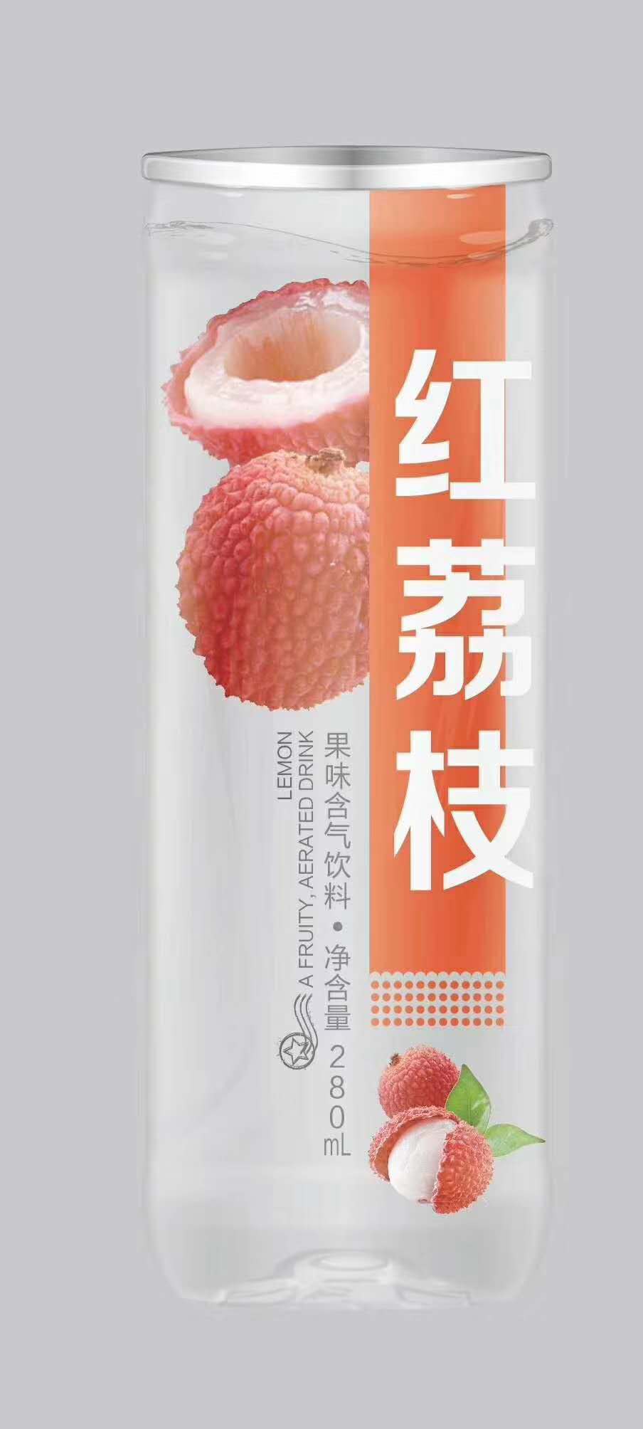 紅荔枝果味含氣飲料280ml24瓶裝飲品代理加盟原始圖片2