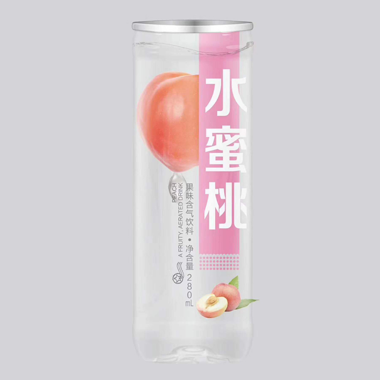 水蜜桃果味含气饮料280ml24瓶装饮品招经销商