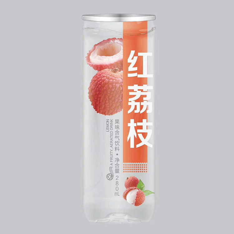 含氣紅荔枝果味飲料280ml24瓶裝飲品招商加盟