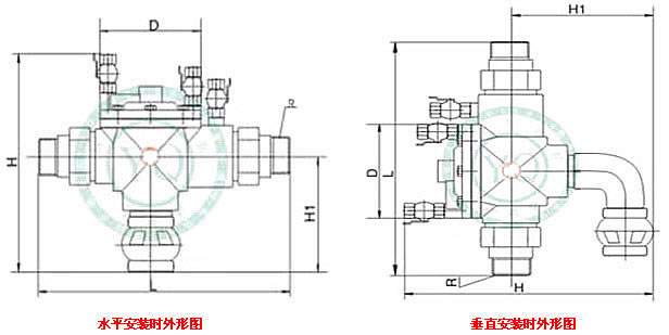 河北同力供應(yīng)倒流防止器-倒流防止器特點(diǎn)和外形圖-主要參數(shù)