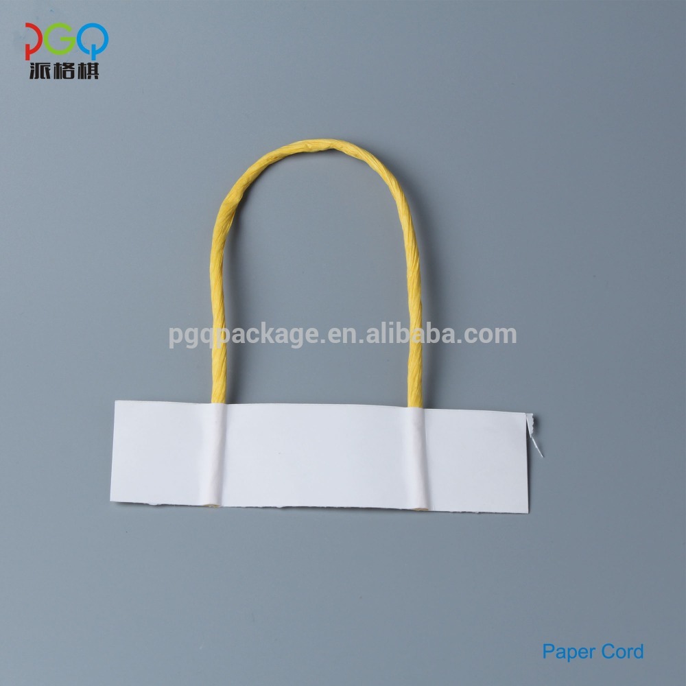 colorful newest design customized twisted kraft paper bag rope原始圖片3