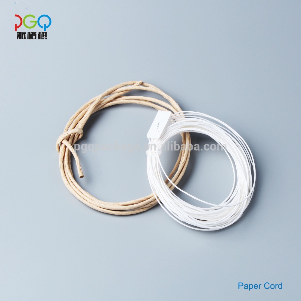  Customized hot selling twisted handle paper rope for paper bag 