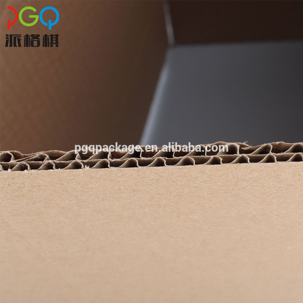 Recyclable brown corrugated shipping kraft packaging carton box