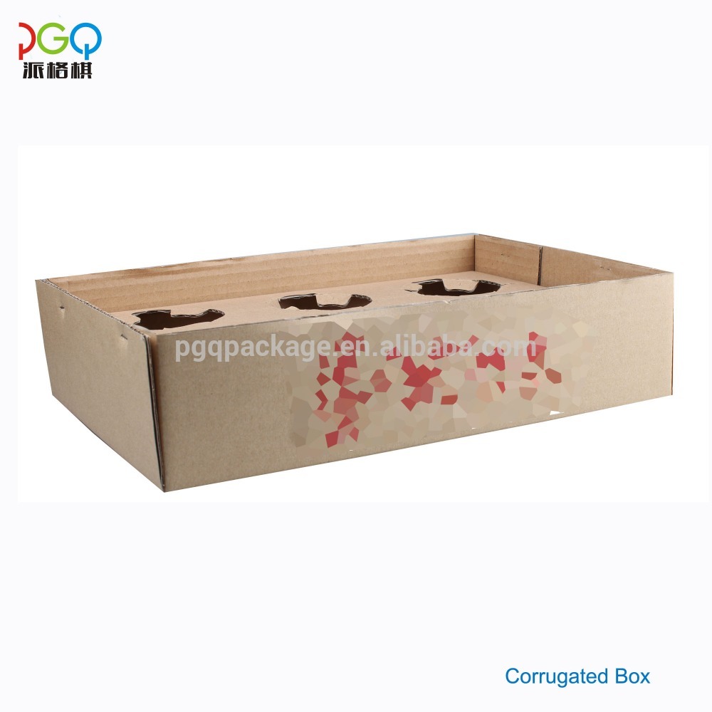 recyclable newest design food grade custom folding paper box for fruit