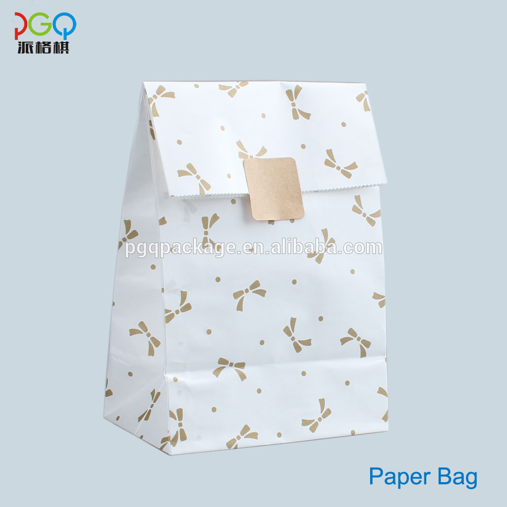 Candy nougats white customised paper bag with window原始圖片2