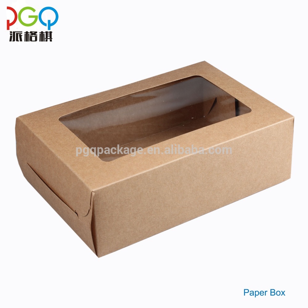 Disposable custom printed fruit brown kraft paper food tray