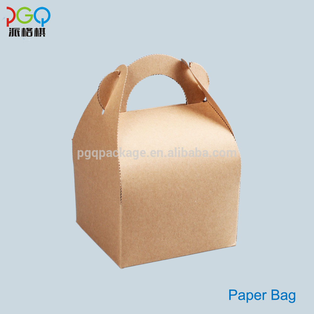 Disposable brown kraft paper bag for Roasting cookies or bread