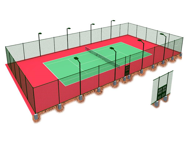 籃球場圍網|網球場圍網|足球圍網燈光設施廠家原始圖片2
