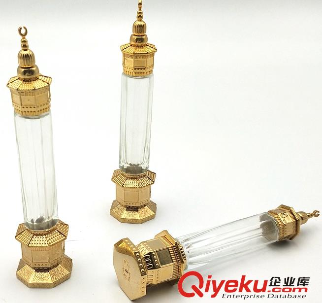 廠家定制精油款鋅合金香水蓋金色寶塔香水瓶 gd金屬香水瓶蓋原始圖片2