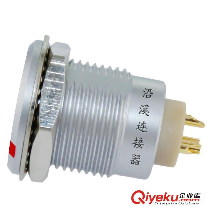 沿溪連接器3芯母座航空接插件儀器信號傳輸采集器工業設備連接口