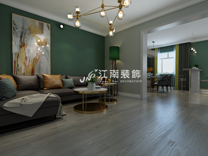 哈爾濱江南裝飾公司華潤高層現代風格裝修效果圖