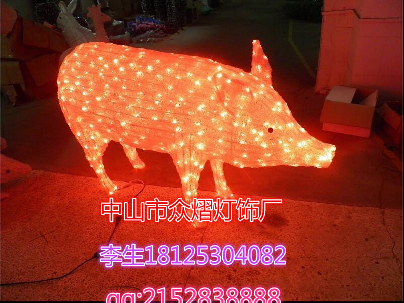 街道亮化工程项目节日公园装饰灯 发光马拉车LED造型灯