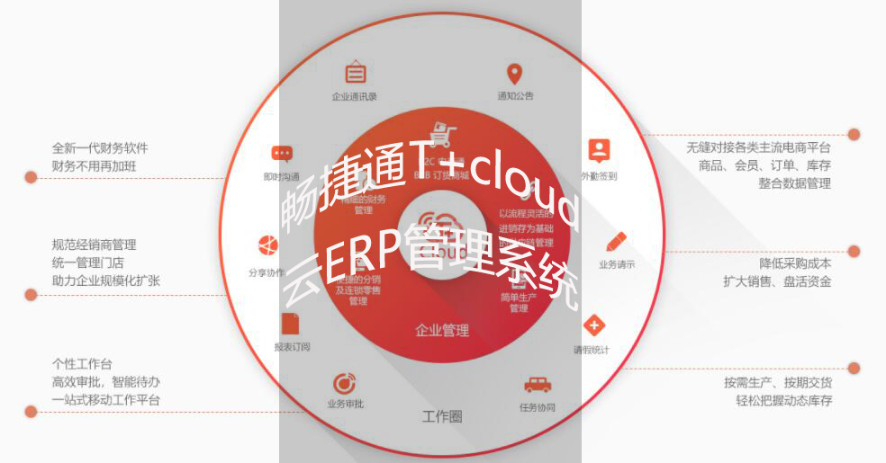 畅捷通T+Cloud云ERP管理系统