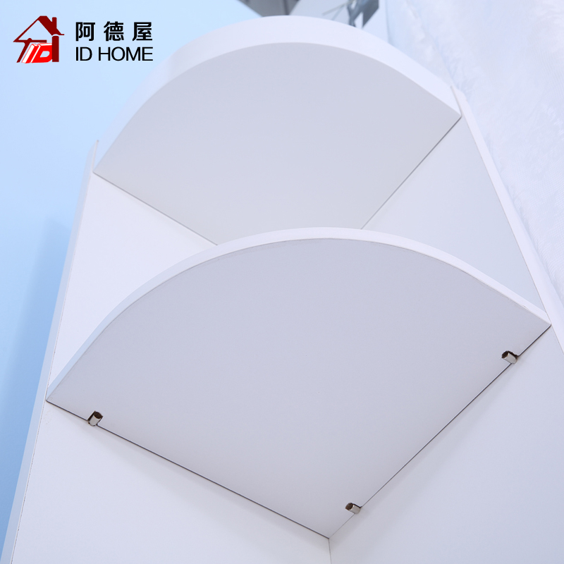 阿德屋墻角架簡(jiǎn)約臥室三角花架客廳落地拐角轉(zhuǎn)角架書(shū)架包上門(mén)安裝原始圖片2