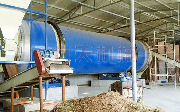 秸稈烘干機，牧草烘干設(shè)備，秸稈混合料烘干_九天機械