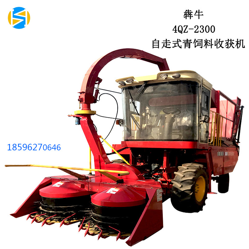 廠家促銷{gx}率自走式玉米青貯機2.3米籽粒破碎型青儲機犇牛農機原始圖片3