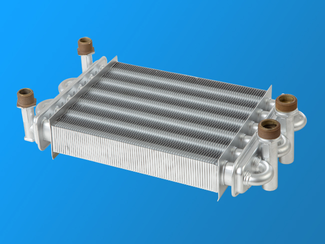 18 l stainless steel heat transfer combustion module