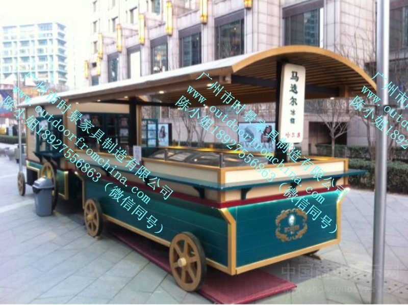 供應(yīng)陽春實木售貨亭汽車站零食小吃售賣車雜貨車