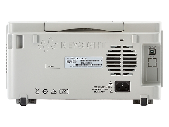 DSOX1102A 示波器：70/100 MHz，2 个模拟通道