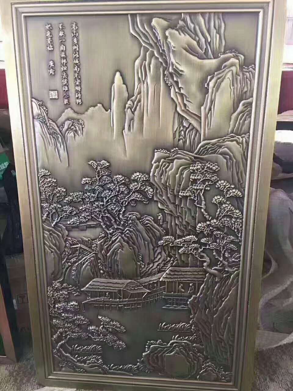 佛山錮雅純銅浮雕壁畫gd豪華