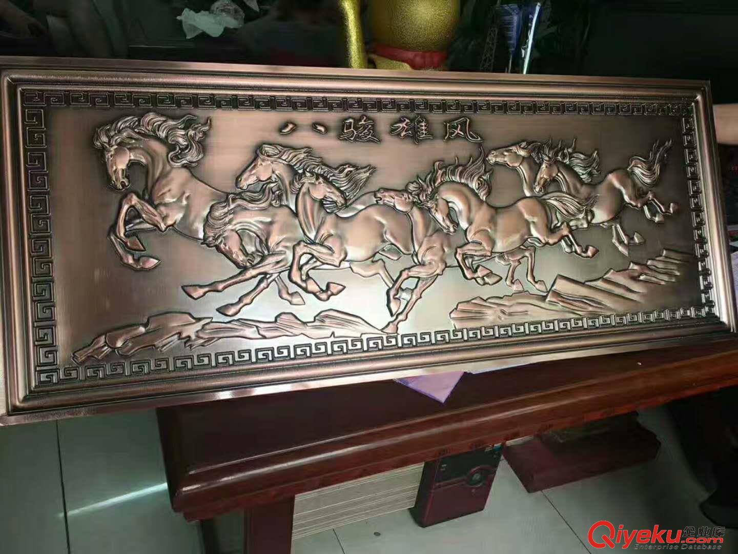 古典文化風(fēng)格?鋁板浮雕屏風(fēng)壁畫原始圖片2