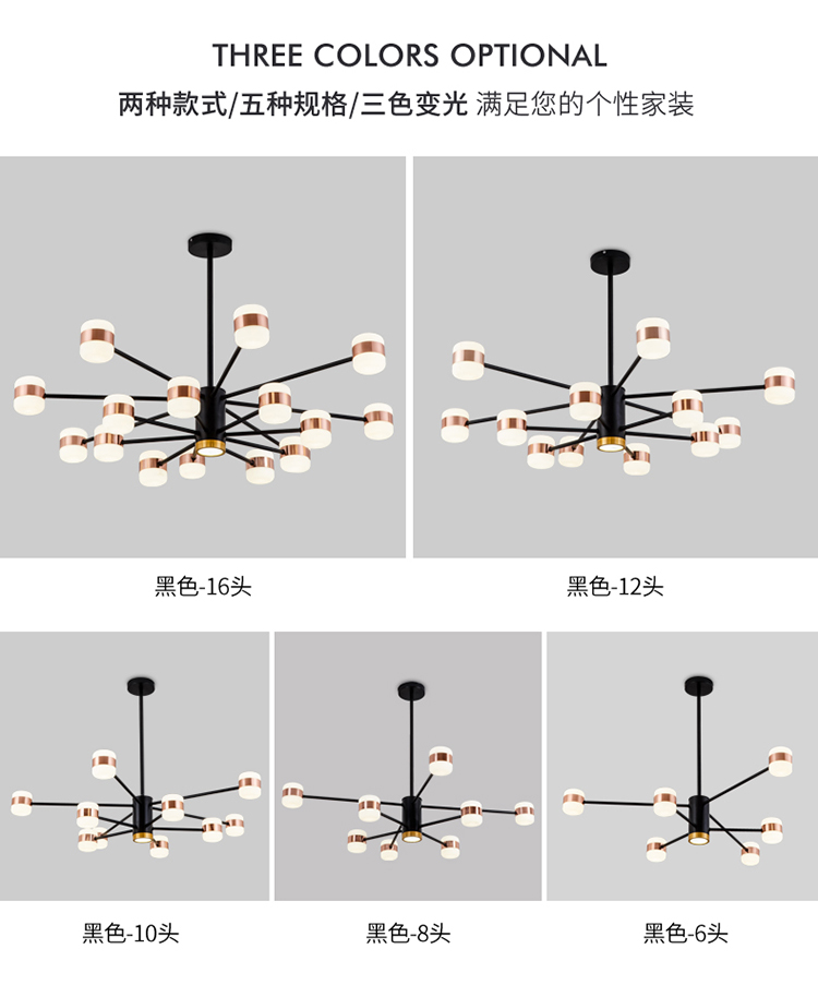 雙層支架帶射燈