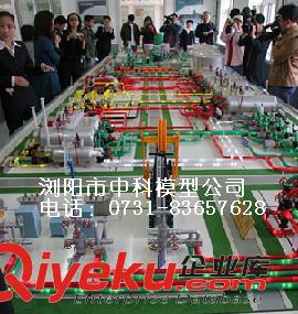 供應瀏陽中科采油七站一體工藝演示模型（燈光動態演示）