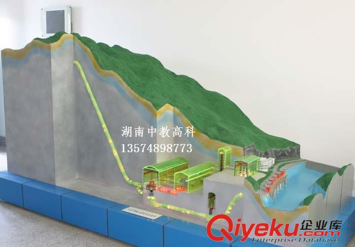 供應瀏陽中科全透明混流式水輪發電機組模型（過水發電展示）