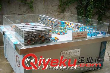 供應瀏陽中科貨格式自動倉庫結構與超市整體布局模型（剖視展示）原始圖片2