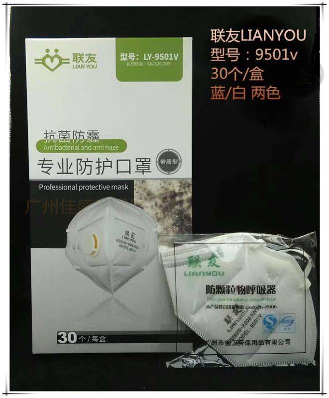 PM2.5防塵折疊口罩-LY—9501V（頭帶式）