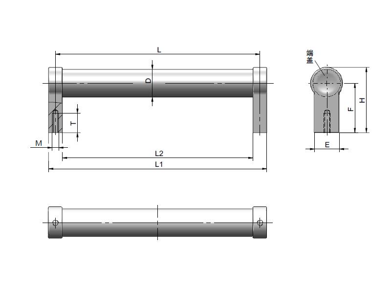 鋁合金機(jī)床設(shè)備把手 聚酰氨基亞光飾面機(jī)械設(shè)備拉手