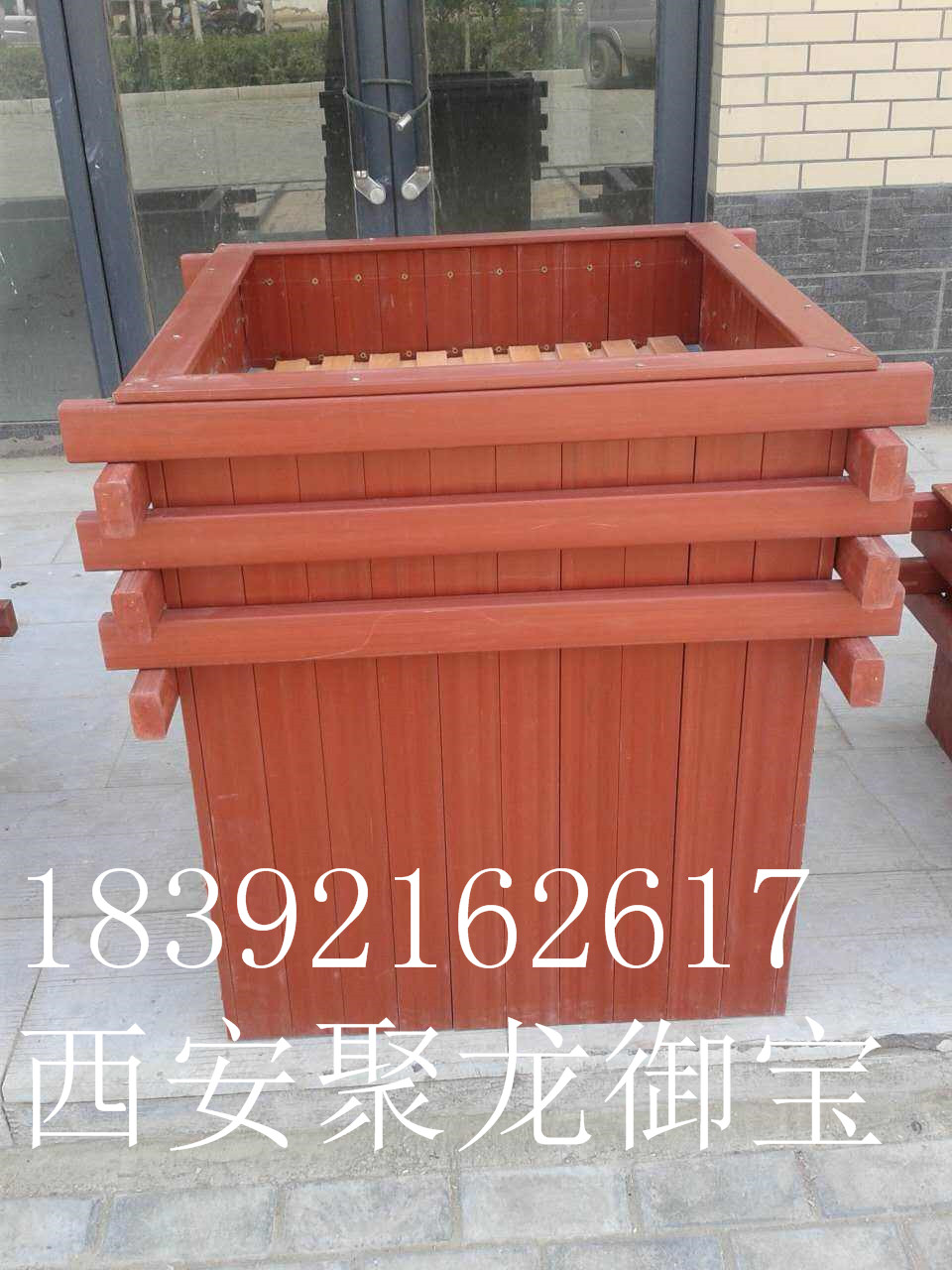 西安仿古花箱，小區花箱，學校花箱，定做詢價，廠家直銷原始圖片2