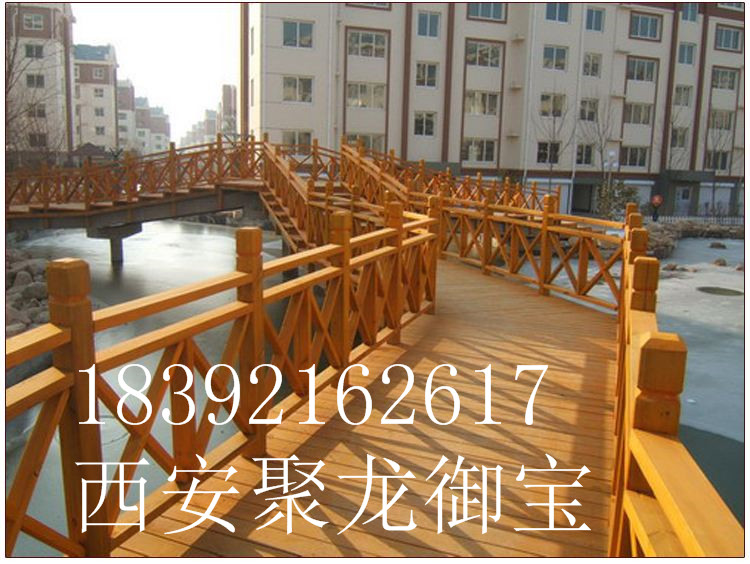 西安仿古拱橋，防腐木拱橋，公園水上拱橋，景點拱橋原始圖片3