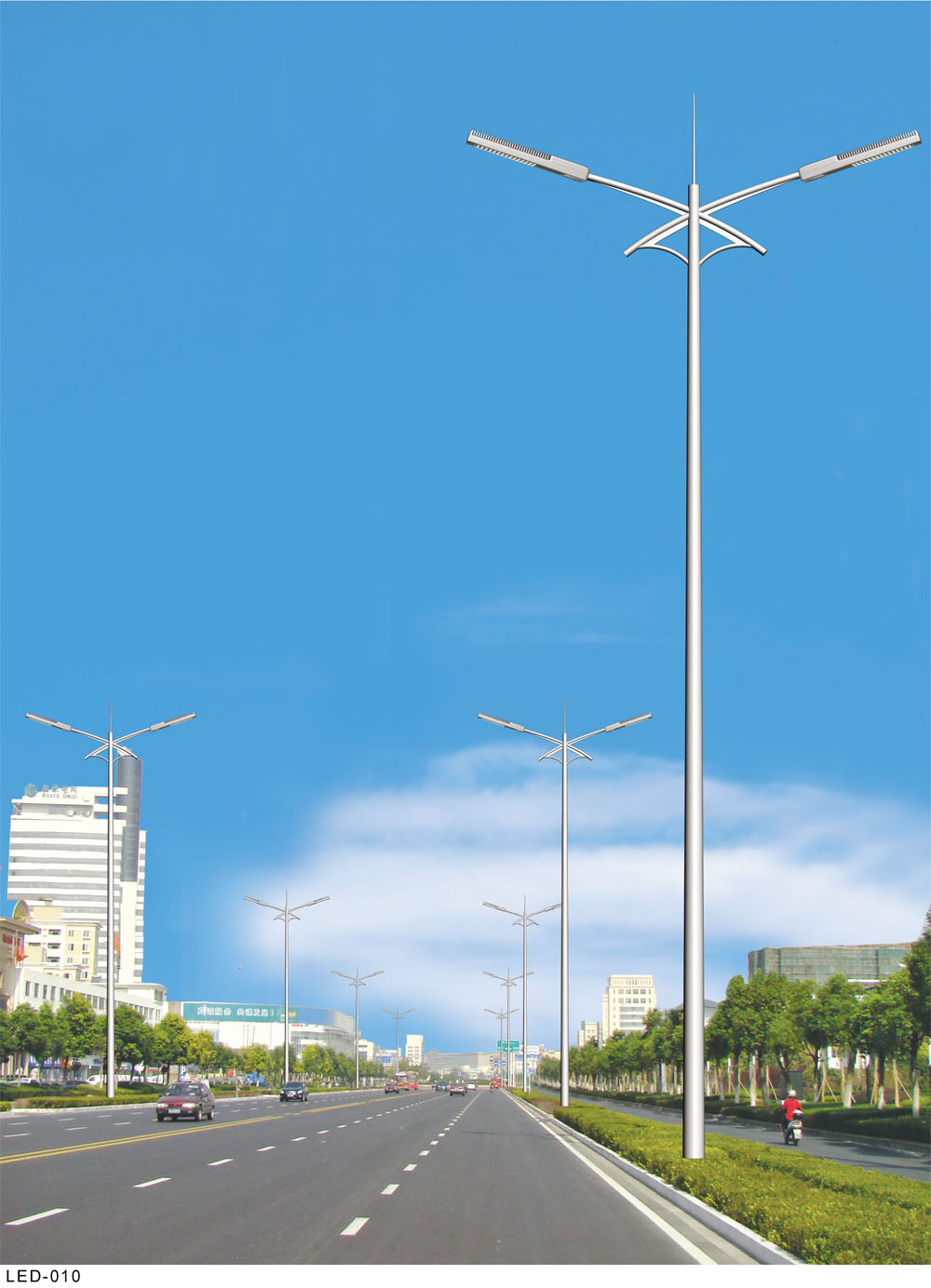 太陽能路燈價格表 農村太陽能光伏路燈 工廠批發6米太陽能道路燈