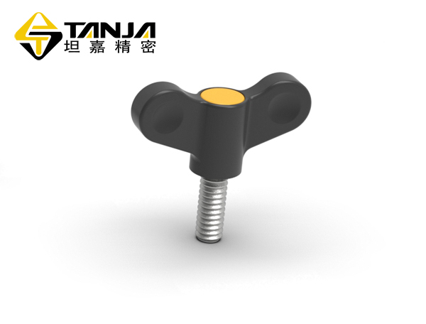 TANJA T74單臂蝶形旋鈕 螺紋通孔健身器材手柄 廚具衛(wèi)浴旋鈕