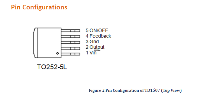 TD1507TR 3A 150KHz 45V PWM降壓型DC/DC轉(zhuǎn)換器