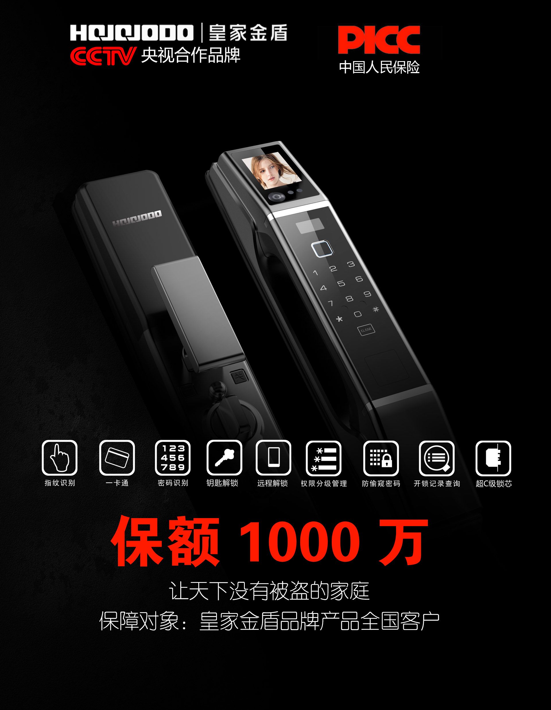 皇家金盾Q1M貓眼可視云鎖
