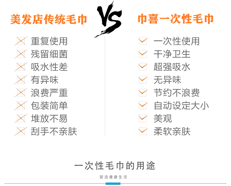 美發一次性毛巾